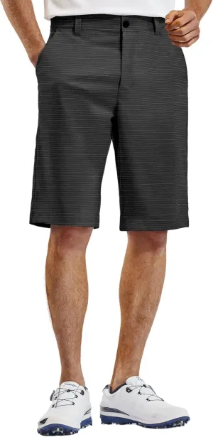 PULI Mens Golf Hiking Shorts Lightweight Casual Dress 12" Inseam Work Stretch Travel Hybrid Quick Drying with Pockets