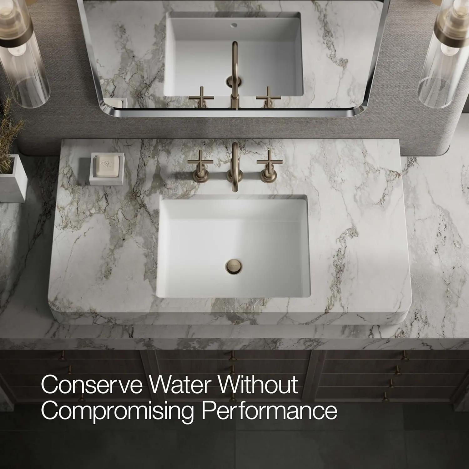 Purist® Widespread Bathroom Sink Faucet with Low Cross Handles
