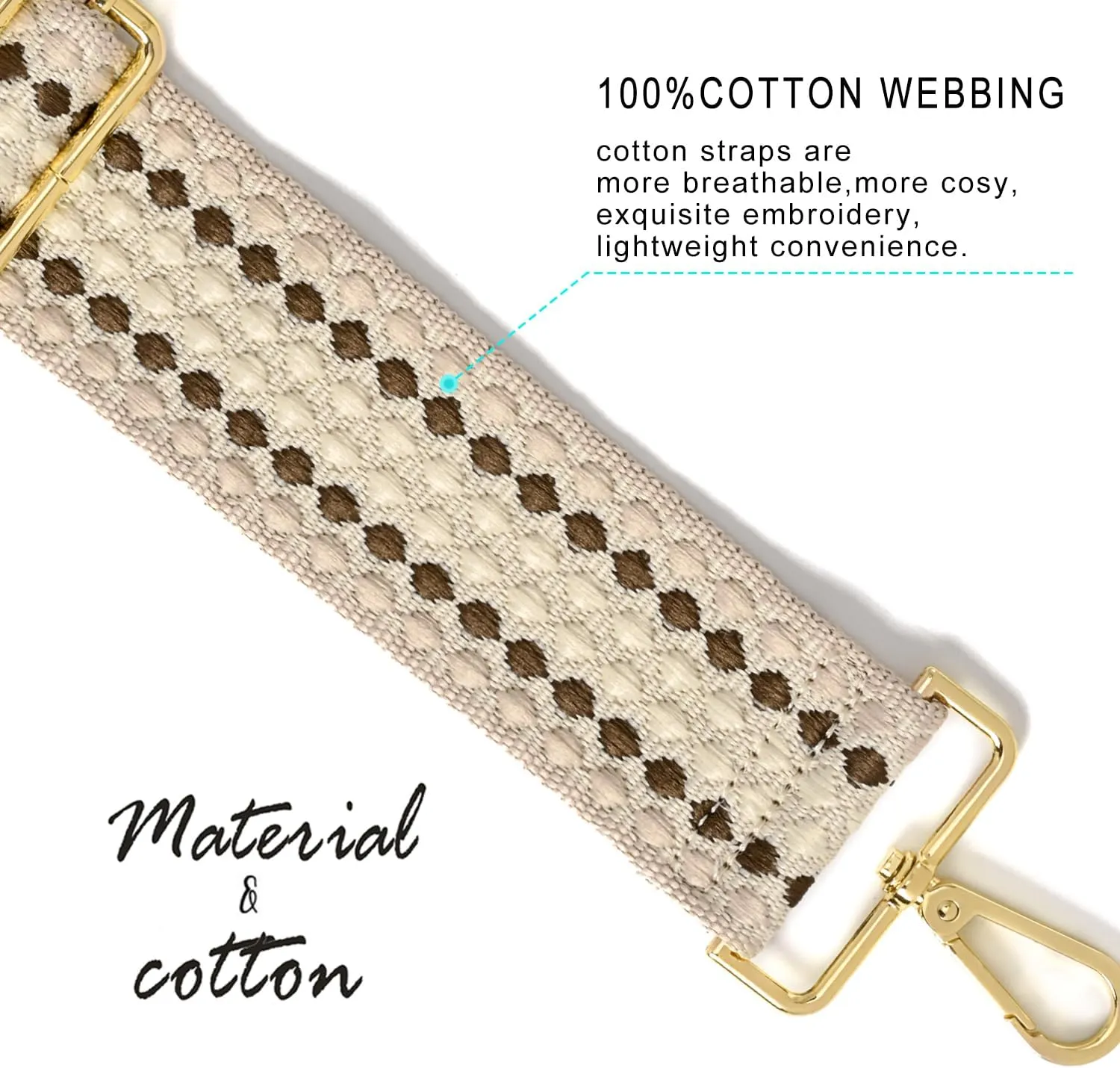 Purse Strap Wide Replacement Crossbody Strap Handbag Guitar Strap Purse Shoulder Strap Adjustable