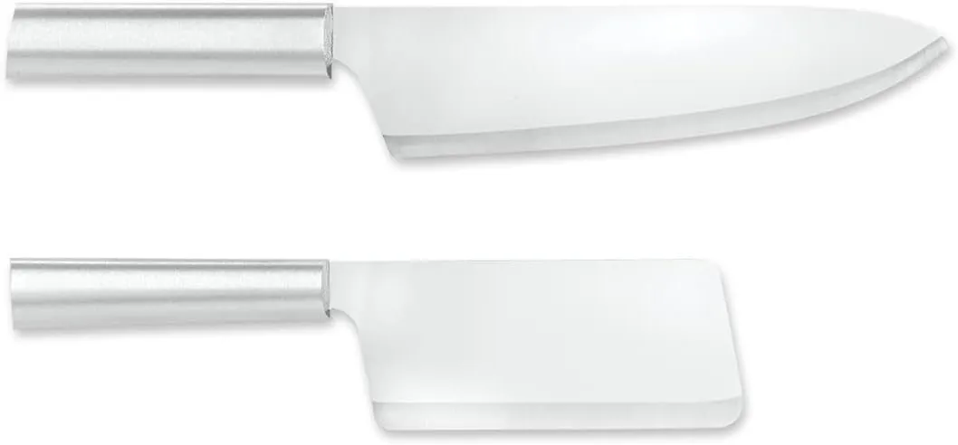 Rada 2 -Piece French Chef's Knife & Chef's Dicer Bundle, Silver Handles