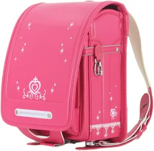 randoseru backpack ransel automatic janpanese school bag for kids PU leather waterpoof