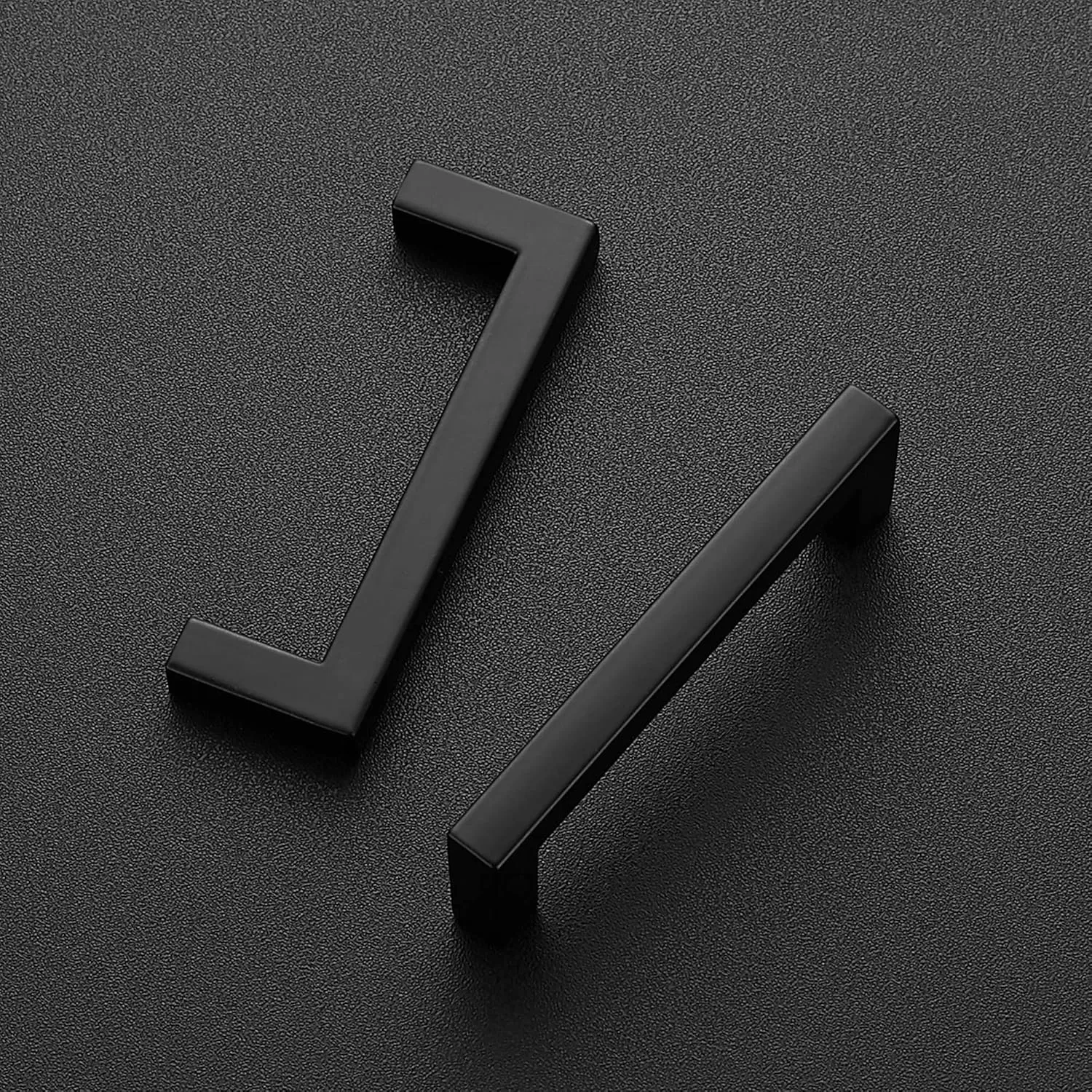 Ravinte 40 Pack Solid 3 Inch Center to Center Slim Square Bar Drawer Handles Kitchen Cabinet Handles Black Drawer Pulls Kitchen Cabinet Hardware Kitchen Handles Matte Black Cabinet Pulls