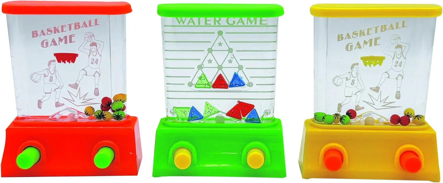 Raymond Geddes Water Game Toys (Pack of 24)- Handheld Water Game Toy in 2 Exciting Styles - Mini Water Toys for All Ages