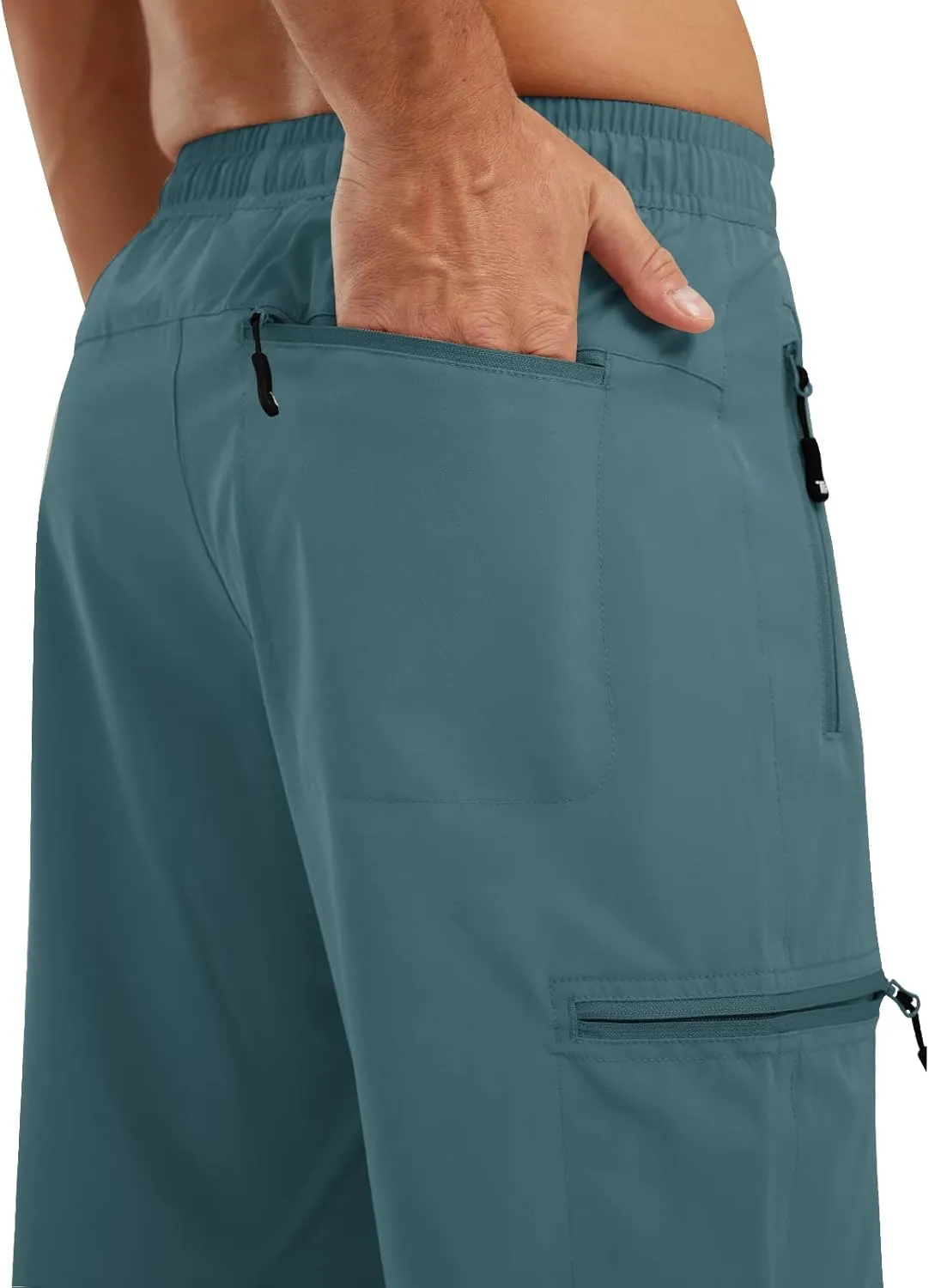 Rdruko Men's Hiking Shorts Quick Dry Lightweight Outdoor Sports Shorts with 5 Pockets for Travel Camping