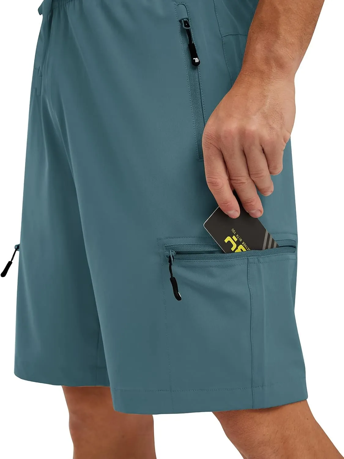 Rdruko Men's Hiking Shorts Quick Dry Lightweight Outdoor Sports Shorts with 5 Pockets for Travel Camping