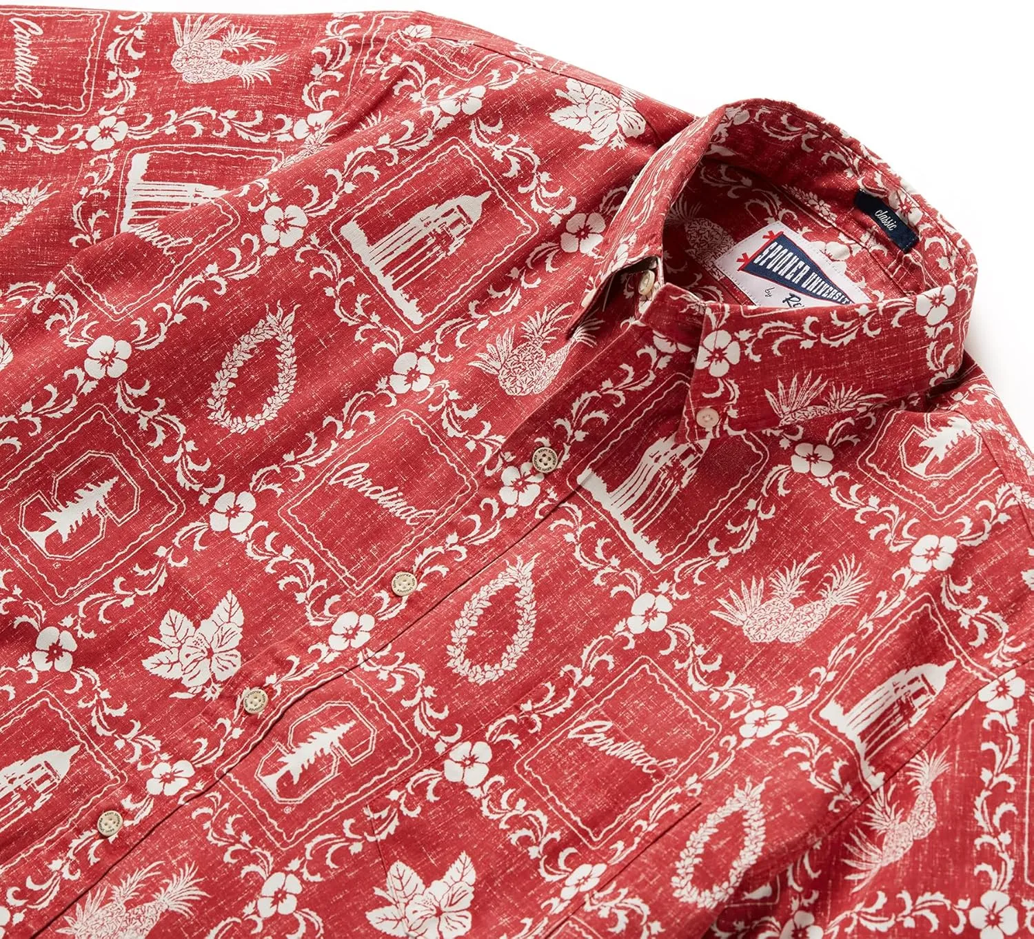 Reyn Spooner NCAA Hawaiian Aloha Shirt - Button Front