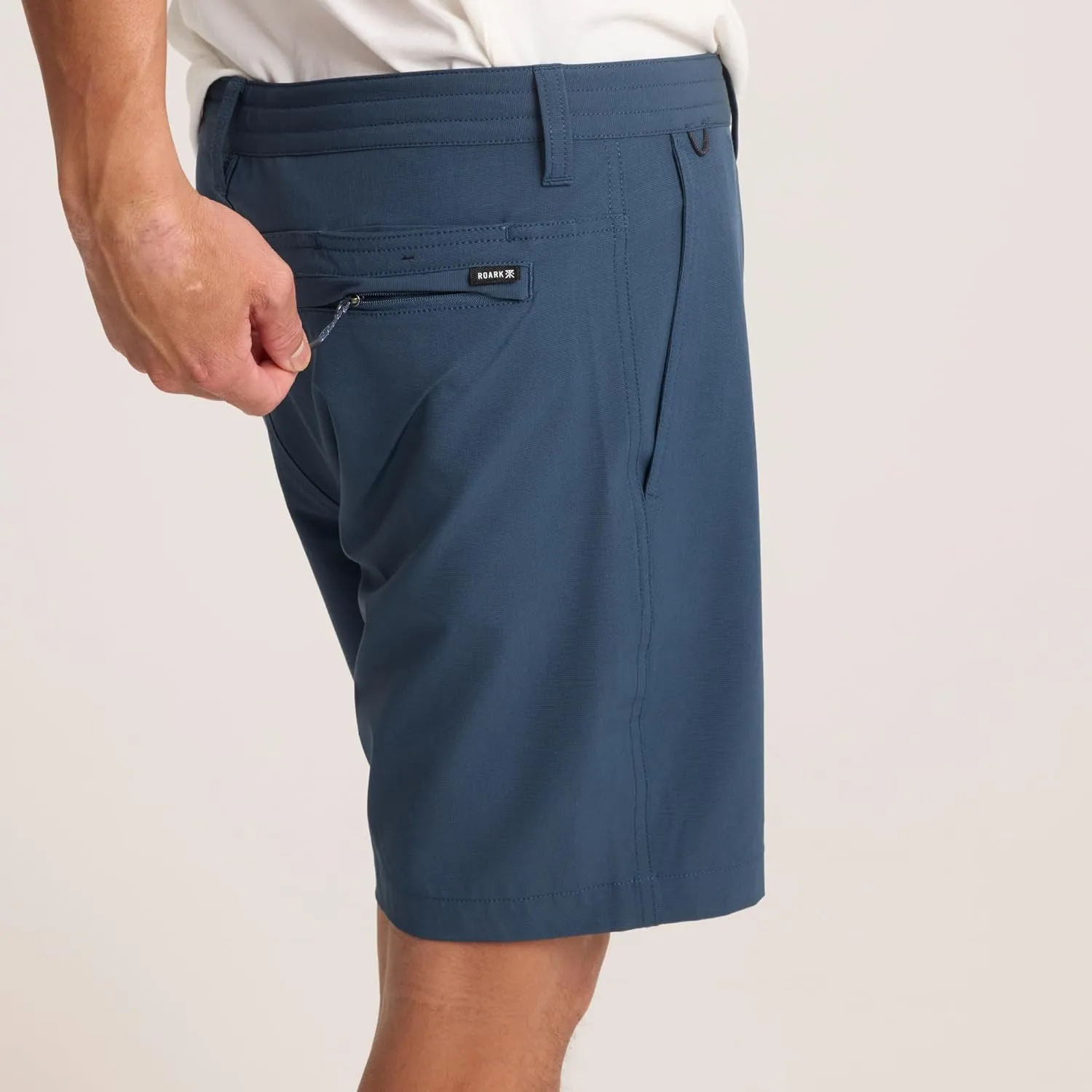 Roark Hytide Mens Hybrid Shorts 8" – Quick-Dry, 4-Way Stretch, Travel, Hiking, Golf & Casual Outdoor Shorts for Men