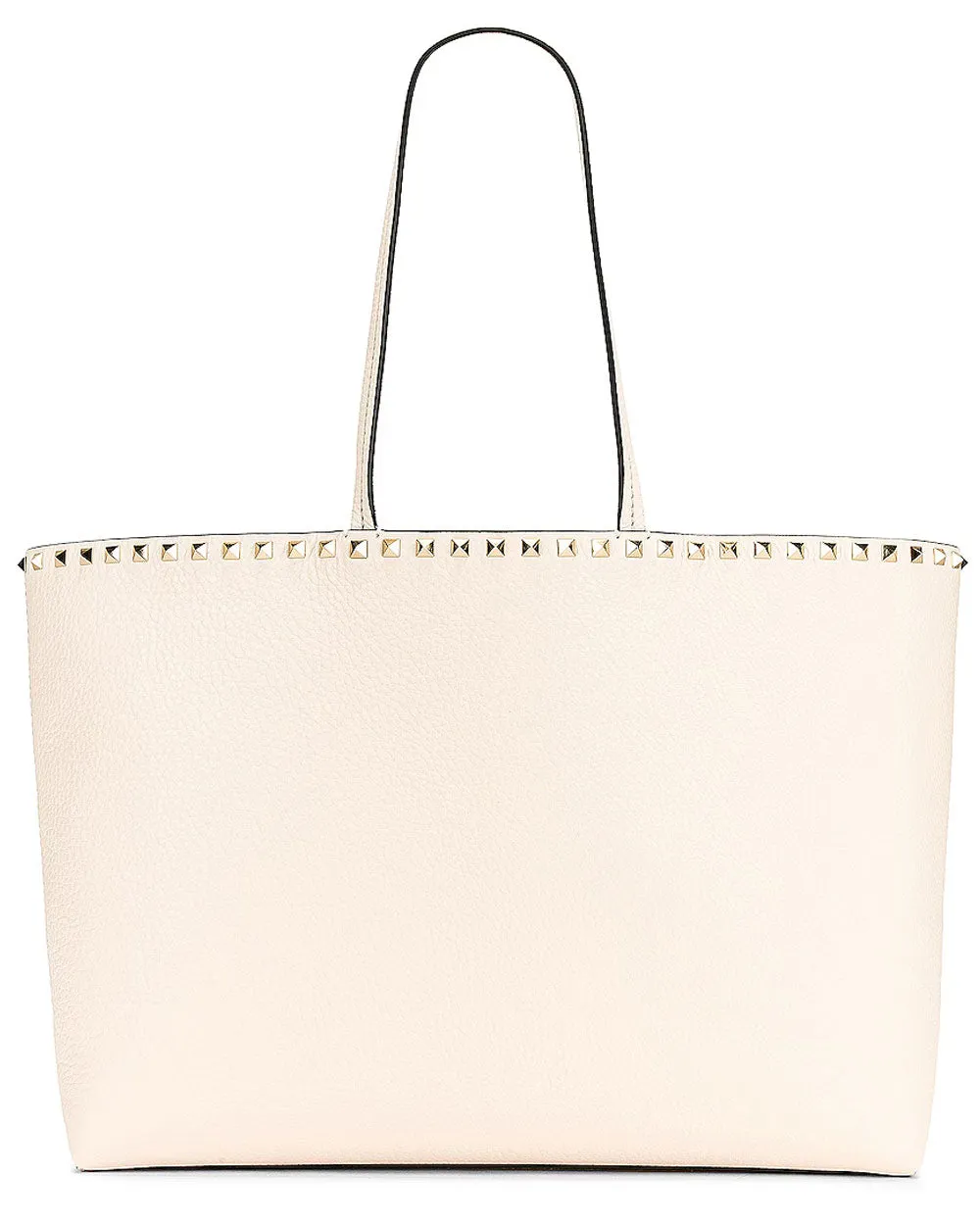 Rockstud Tote in Light Ivory
