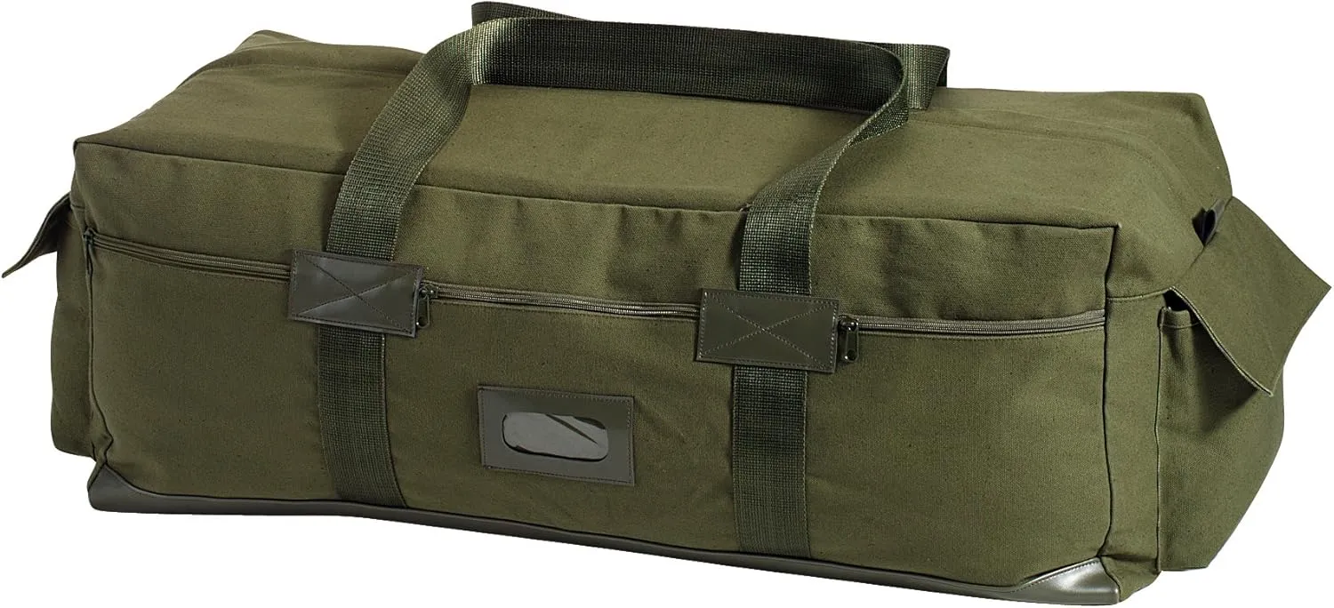 Rothco Canvas Israeli Type Duffle Bag, Olive Drab
