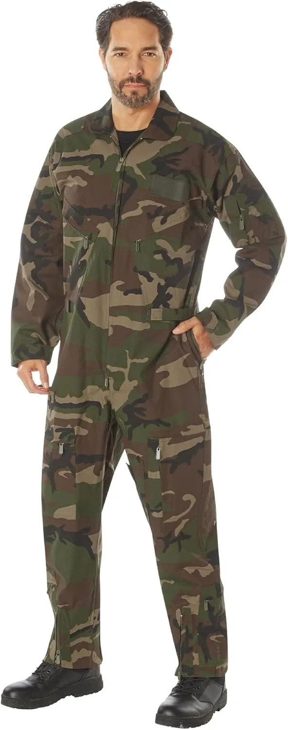 Rothco Flightsuit – Mens Pilot Coveralls – Costume Cosplay Jumpsuit