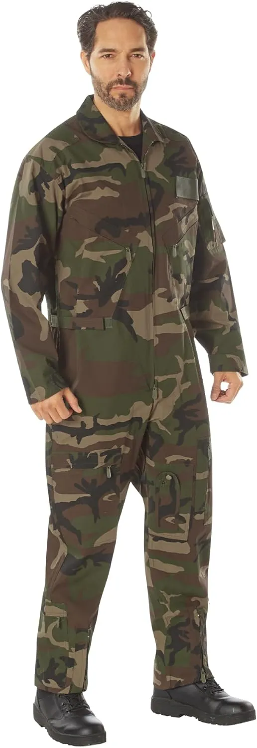 Rothco Flightsuit – Mens Pilot Coveralls – Costume Cosplay Jumpsuit