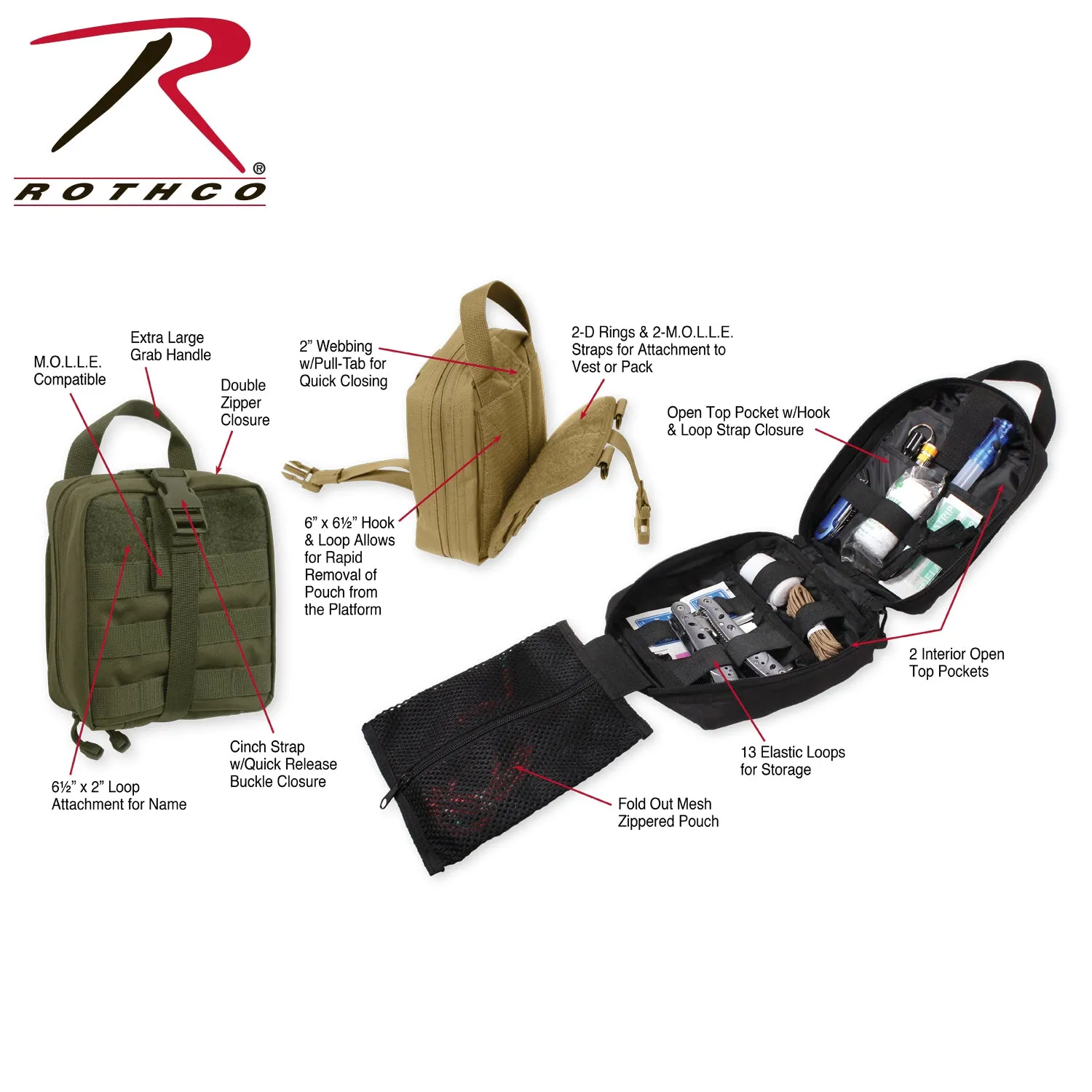 Rothco Tactical MOLLE Breakaway Pouch