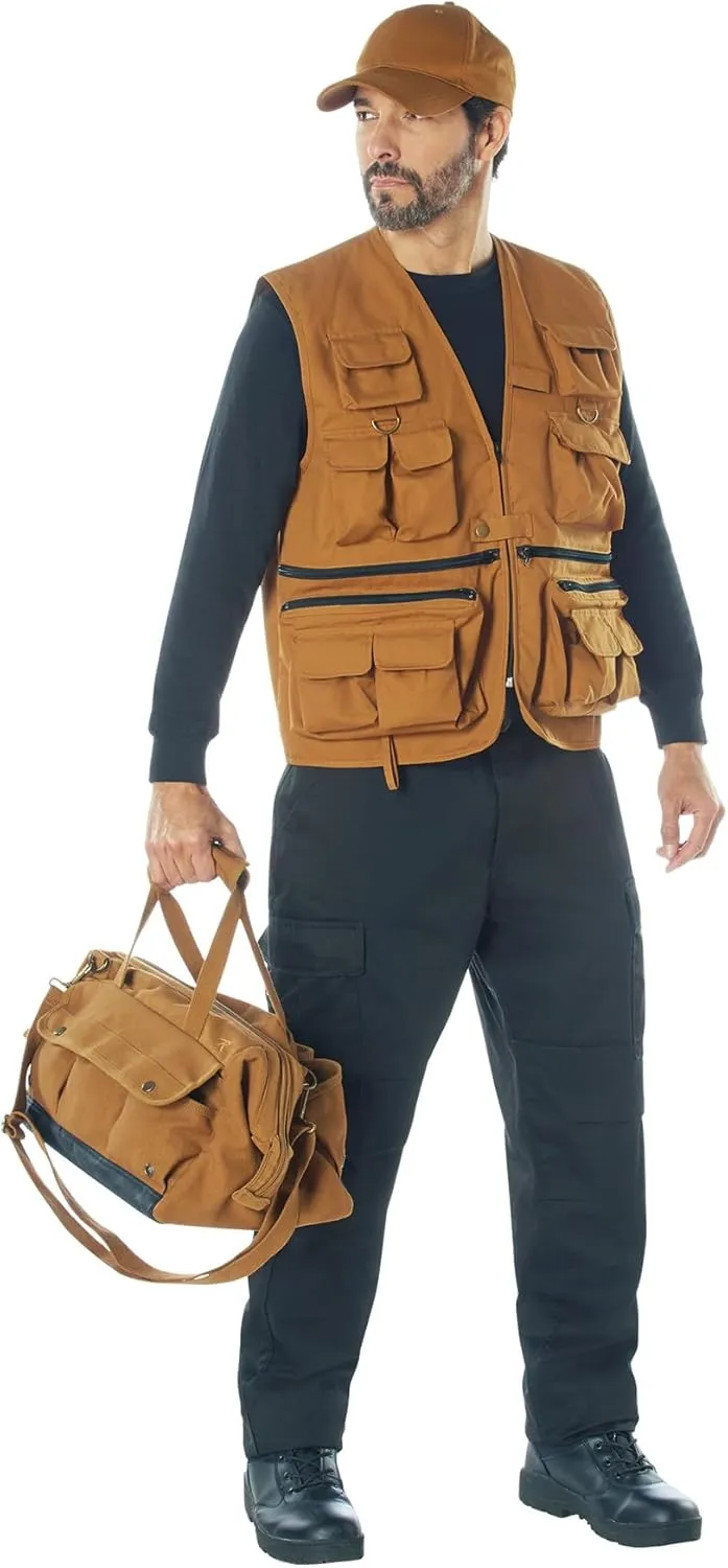 Rothco Uncle Milty Travel Vest - Outdoor Fishing Camping 17 Cargo Pocket Jacket