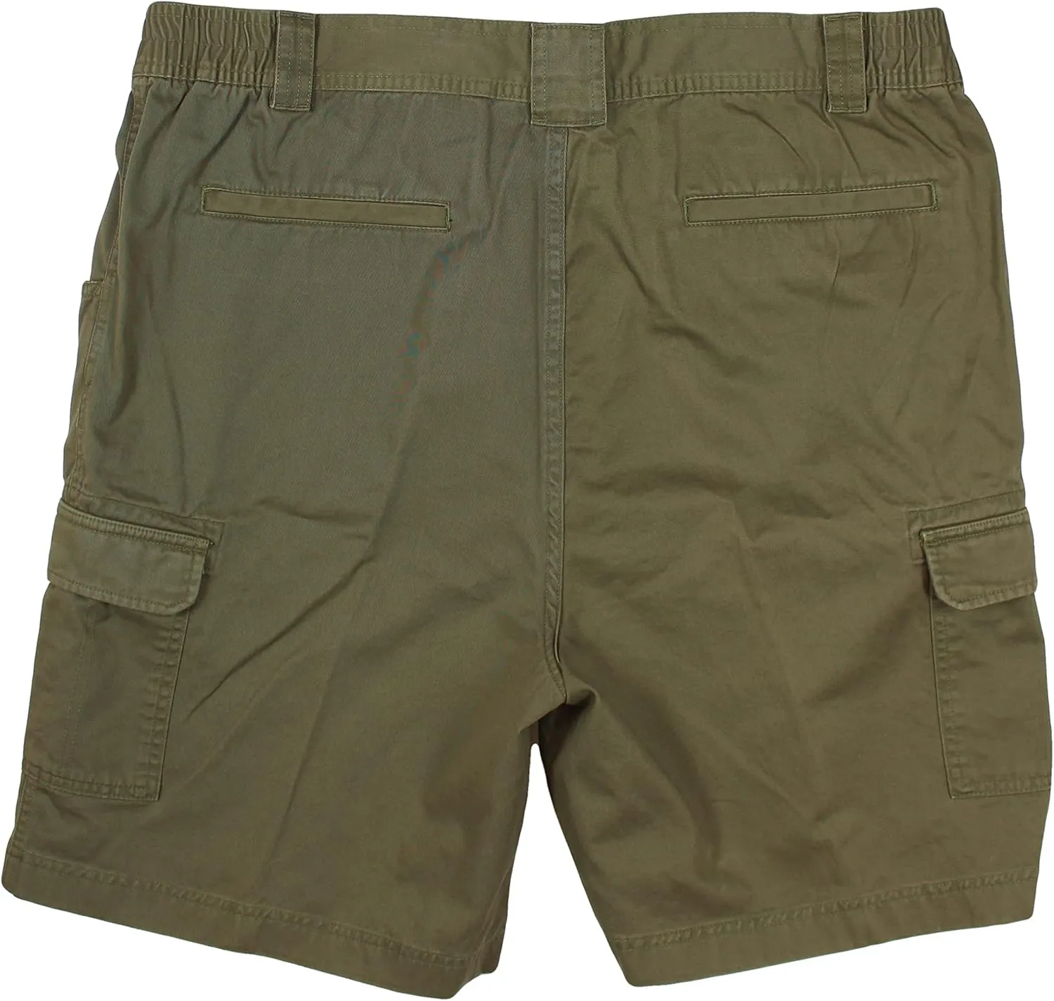 Roundtree & Yorke Big and Tall Cargo Utility Comfort Shorts with Stretch Waistband 7" and 9" Inseam