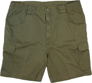 Roundtree & Yorke Big and Tall Cargo Utility Comfort Shorts with Stretch Waistband 7" and 9" Inseam