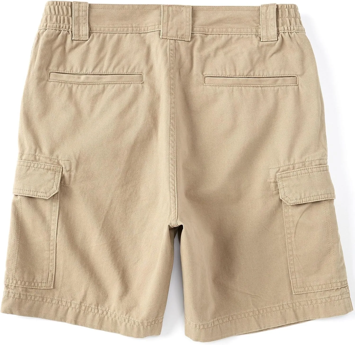 Roundtree & Yorke Big and Tall Cargo Utility Comfort Shorts with Stretch Waistband 7" and 9" Inseam