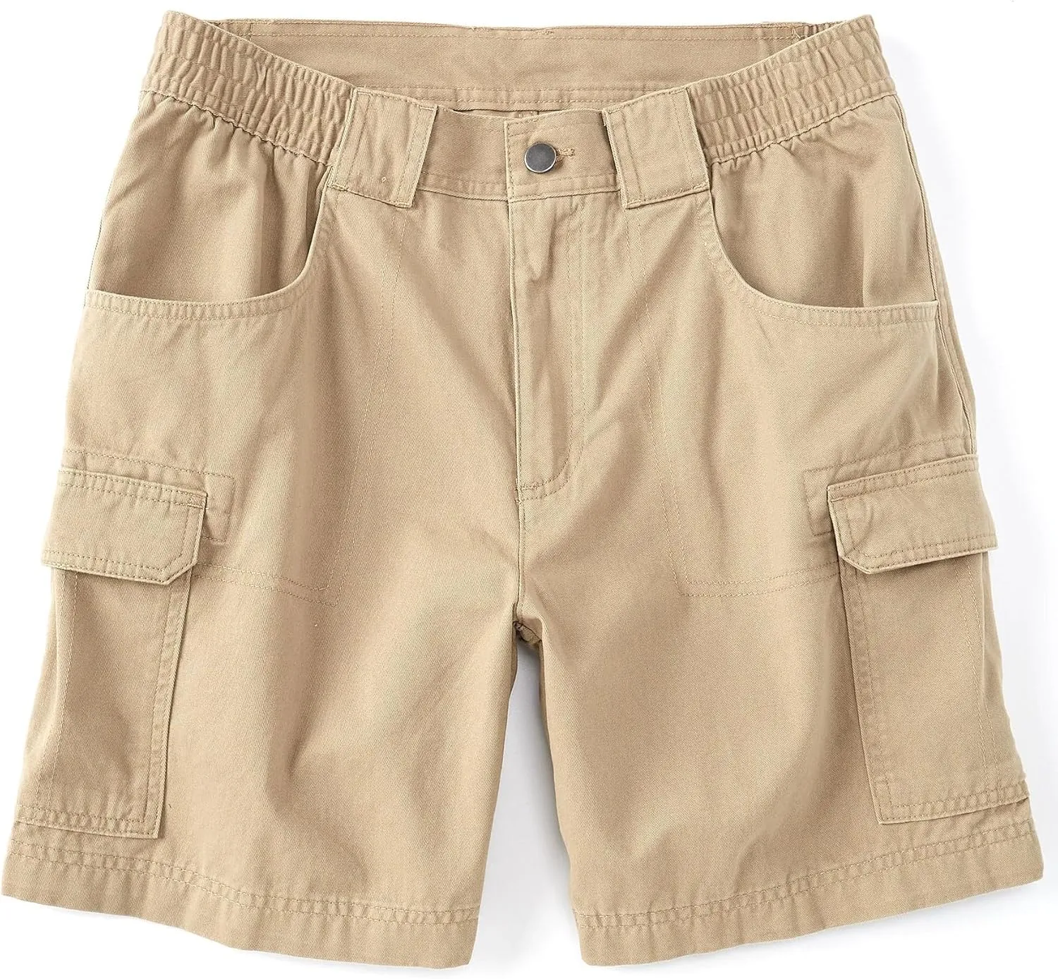 Roundtree & Yorke Big and Tall Cargo Utility Comfort Shorts with Stretch Waistband 7" and 9" Inseam