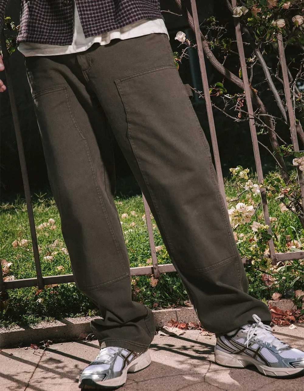 Rsq Mens Straight Twill Utility Pants