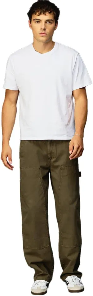 Rsq Mens Straight Twill Utility Pants