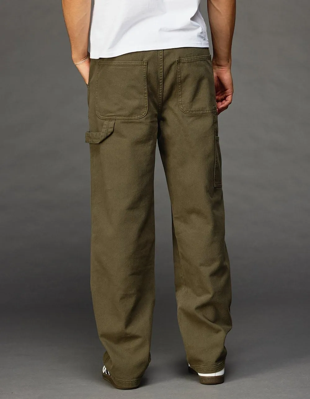 Rsq Mens Straight Twill Utility Pants