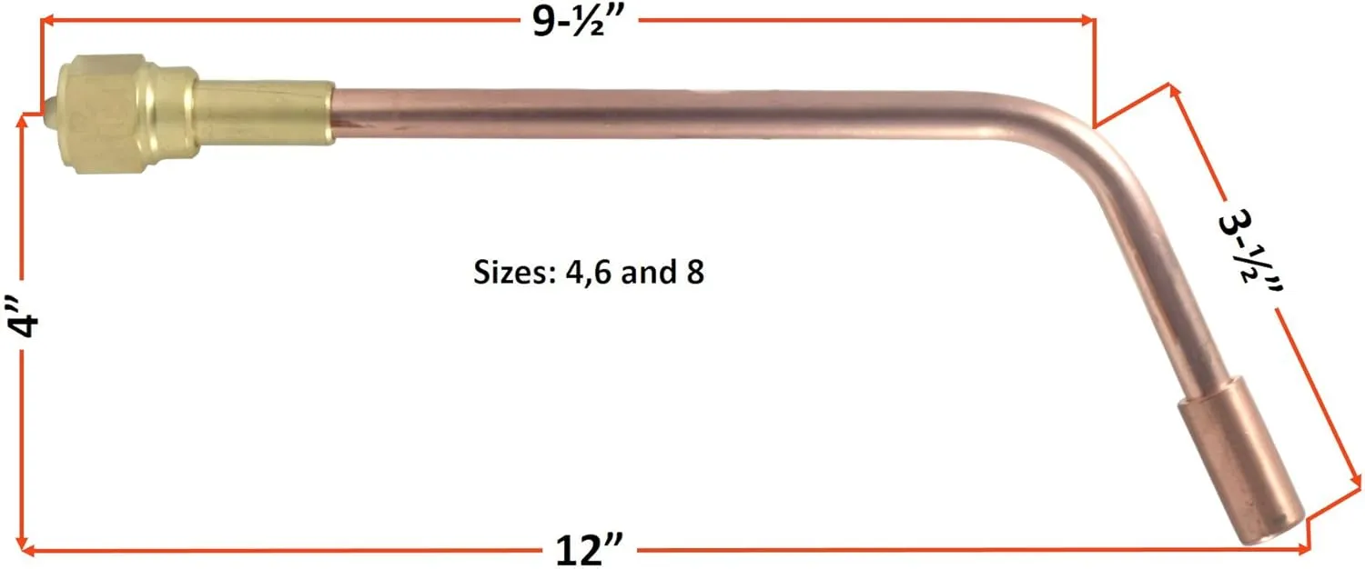 SÜA - Heating Nozzle/Rosebud 6-MFA Replacement for 300 Series Victor Torch Handles. Oxy/Acetylene