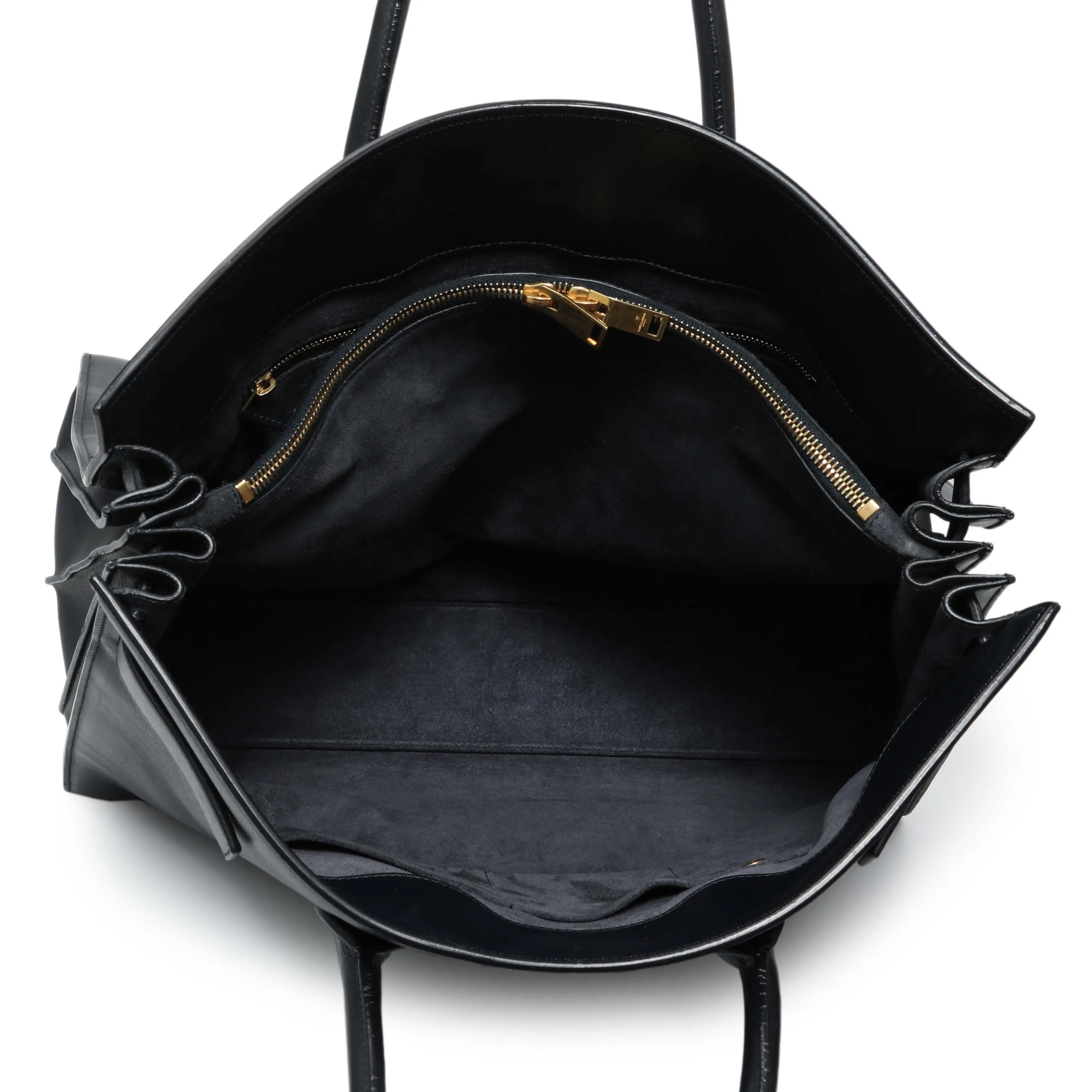 Saint Laurent Navy Calfskin Large Sac De Jour