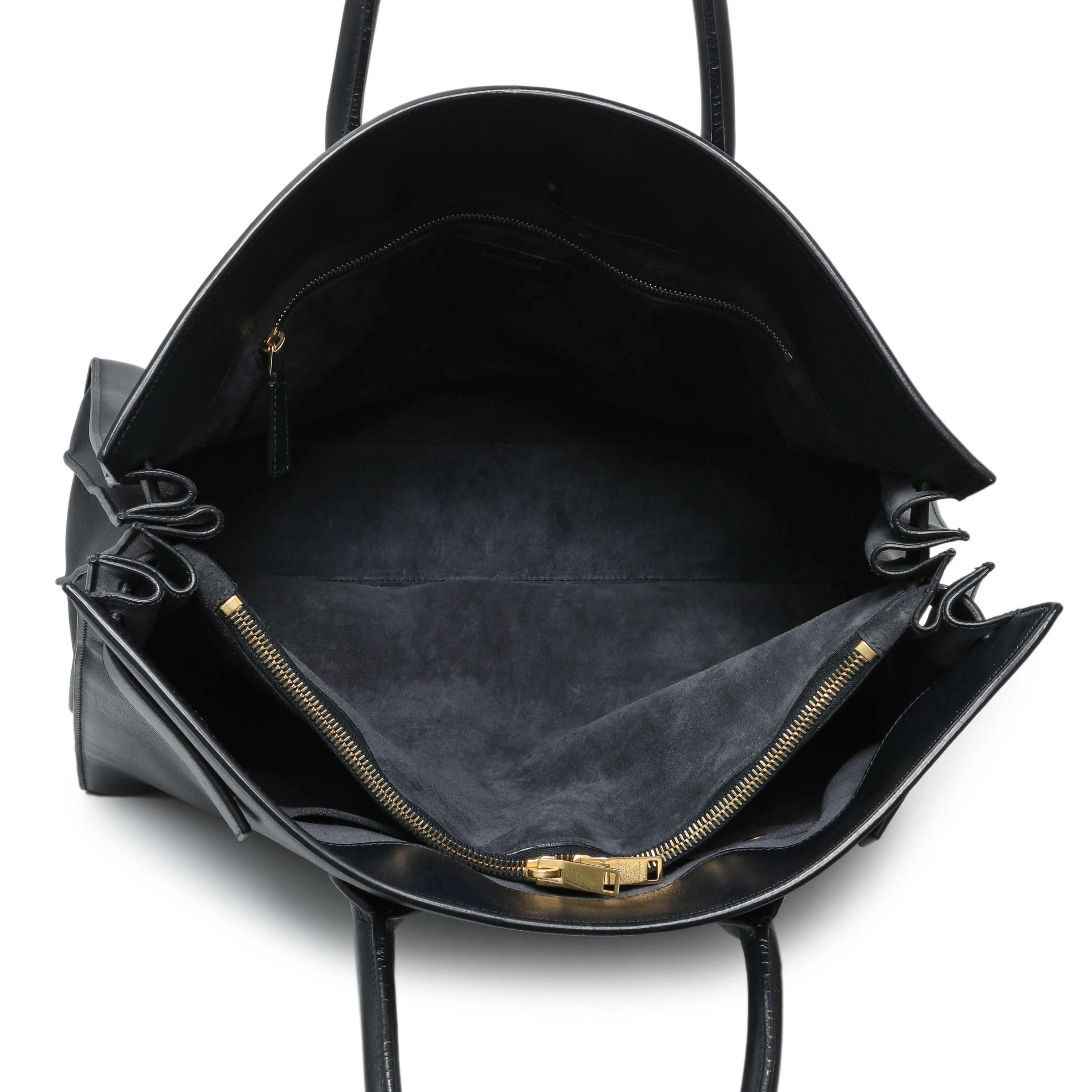Saint Laurent Navy Calfskin Large Sac De Jour