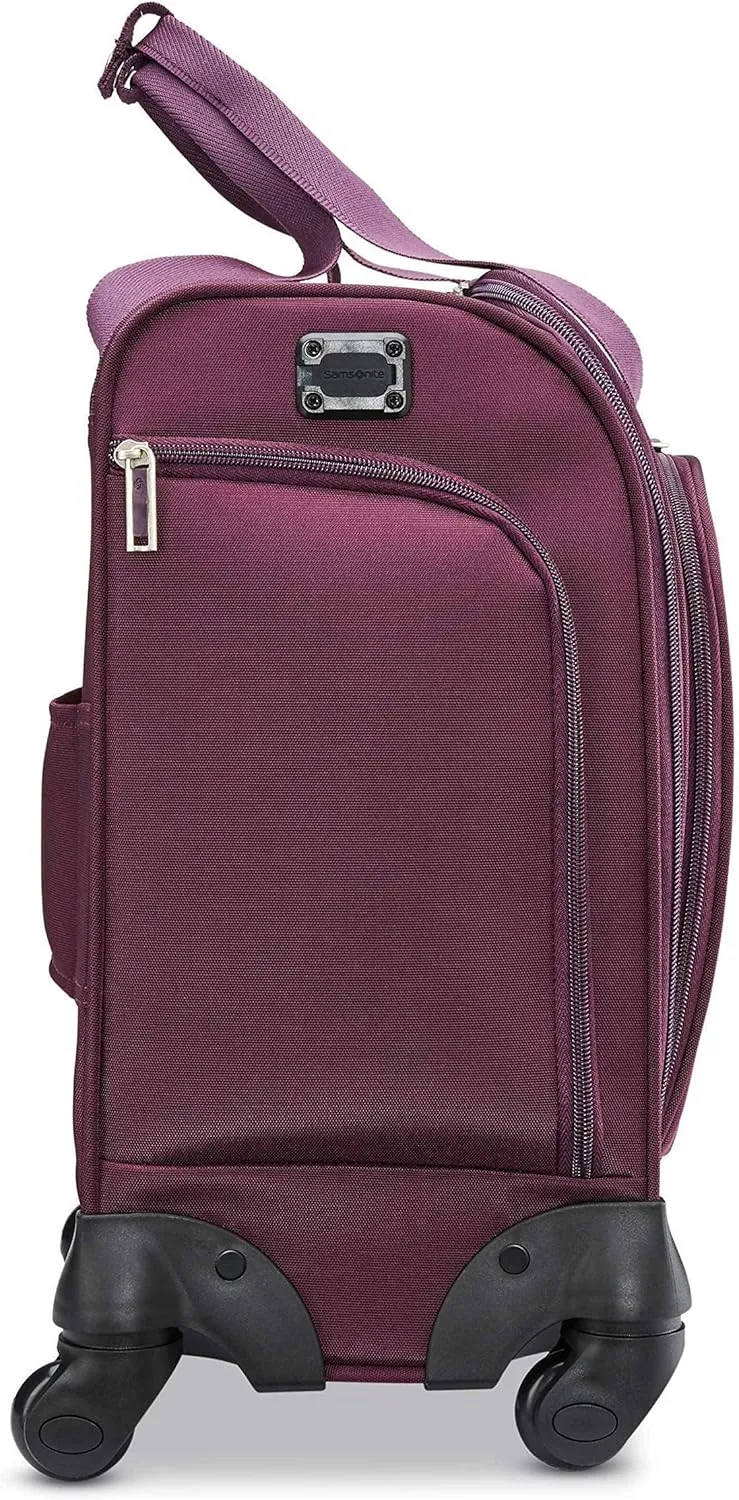 Samsonite Underseat Carry-On Spinner With USB Port, Purple, One Size