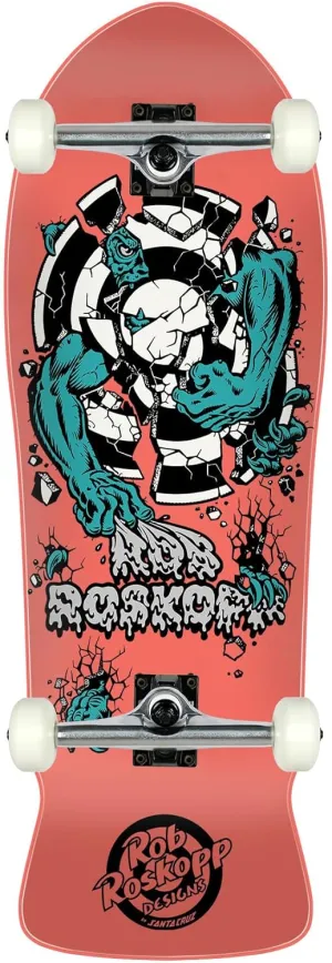 Santa Cruz Old School Skateboard Assembly Roskopp Three Re-Issue 10.17" x 30.41" Complete