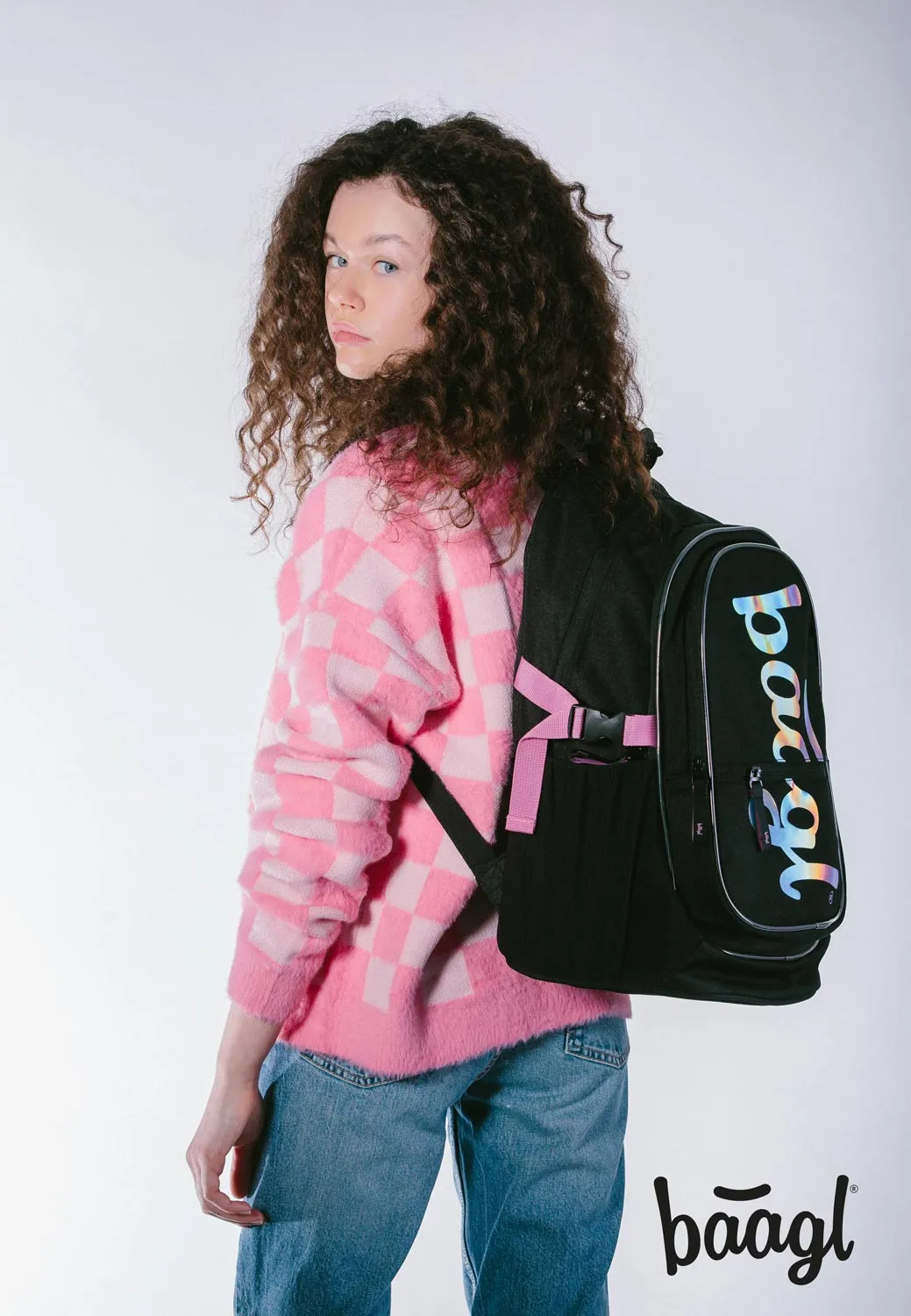 School backpack Core Metallic Holo