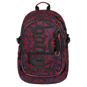 School backpack Core Red Polygon