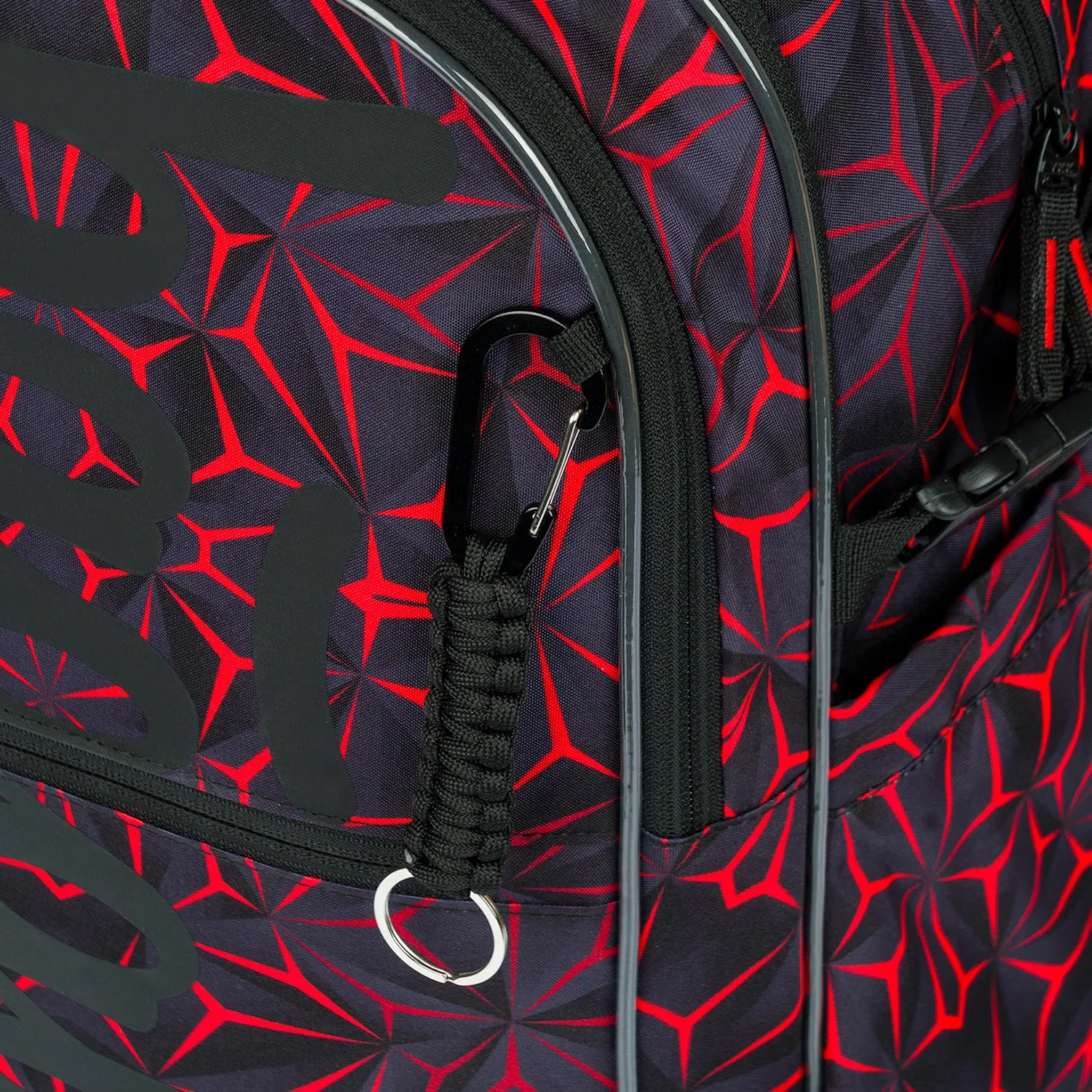 School backpack Core Red Polygon