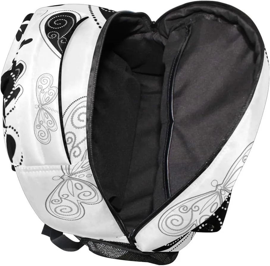 School Backpacks Flower Horse Student Backpack Big For Girls Kids Elementary School Shoulder Bag Bookbag
