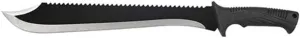 Schrade Delta Class Decimate Sawback Machete with 3Cr13 Stainless Steel and TPR Handles for Outdoor Survival, Camping, Hunting