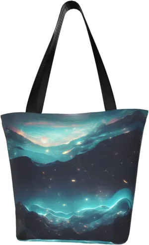 Science Fiction Stars Women's Fashion Single Shoulder Handbags, Suitable for Weekend Travel Shopping Single Shoulder Bag Crossbody Shoulder Bag