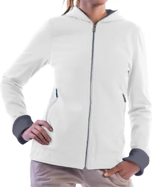 SCOTTeVEST Glow Hoodie for Women - 18 Hidden Pockets - Lightweight Zip Up Sweatshirt for Travel & More