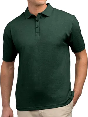 SCOTTeVEST Polo Shirt for Men - 3 Hidden Pockets - Breathable Moisture Wicking T-Shirt for Travel & More