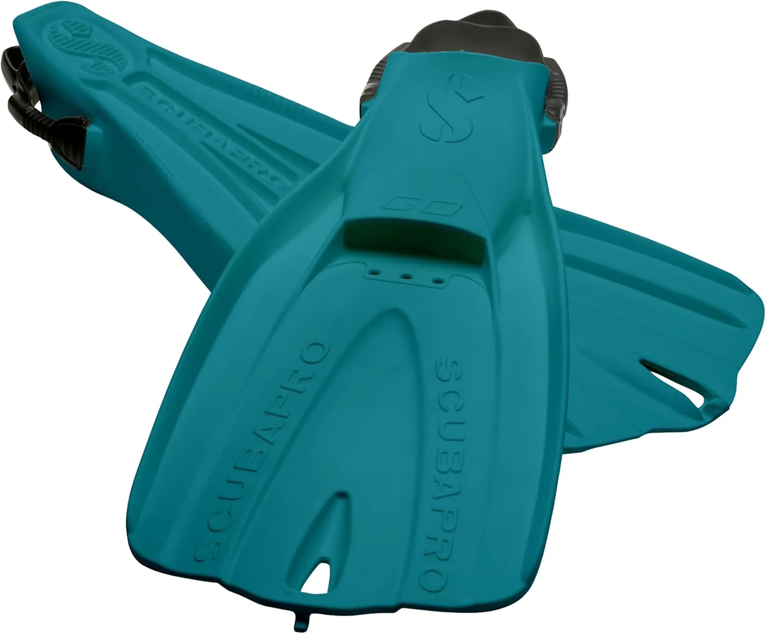 SCUBAPRO GO Travel Scuba Diving Fin for Snorkeling and Swimming, Open Heel Strap