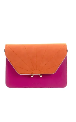 Shoulder Bag Il Sole Positano Purple   Arancia Orange