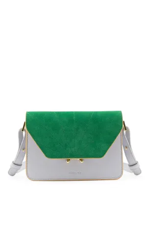 Shoulder Bag La Promenade Hortensia Blue   Paris Green
