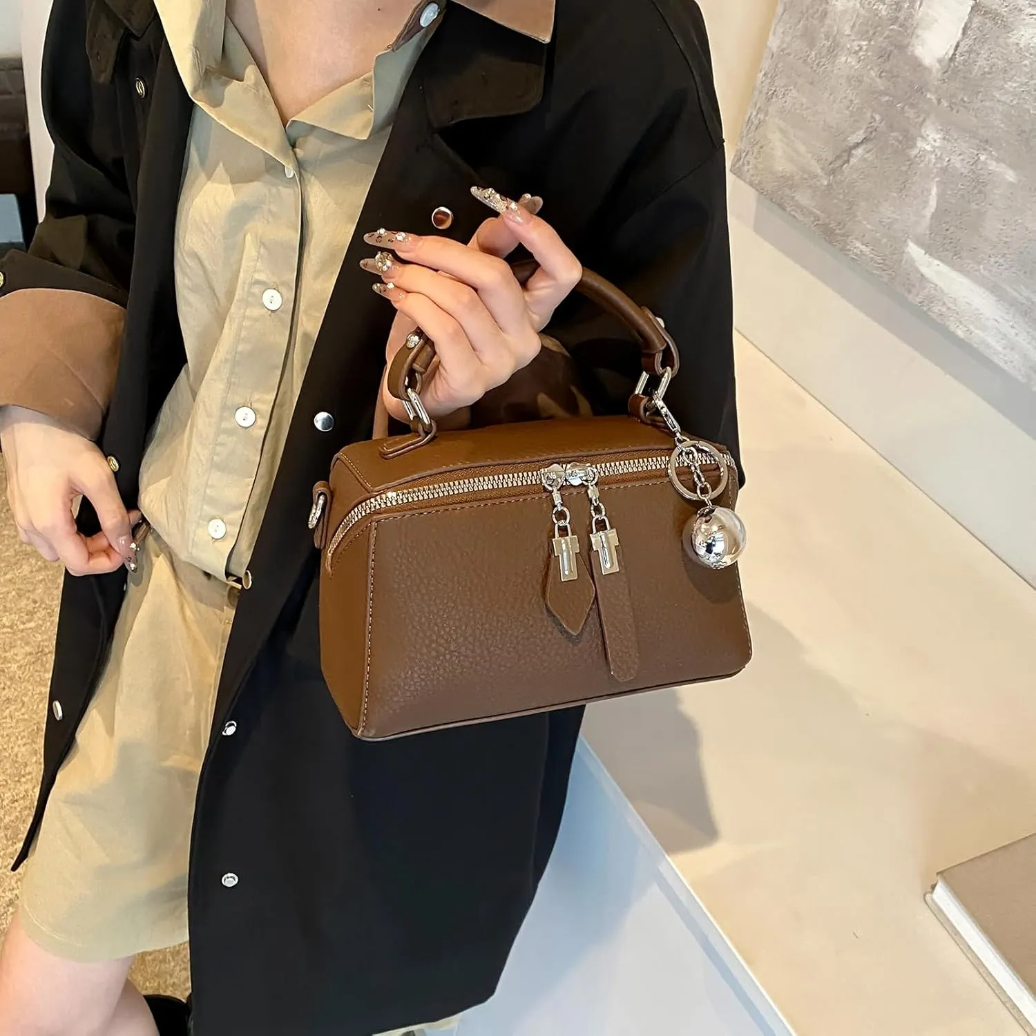 Shoulder Handbag Top Handle Purses for Women Small Shoulder Bag Designer Purse