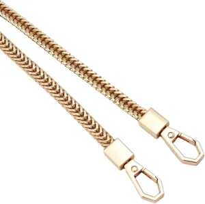 Shoulder Strap 80/90/100/110/120/130/140cm Metal Bag Chain DIY Bag Strap Replacement Purse Chain Shoulder Bag Straps Small Handbag Purse Handle Chains Handbags Strap(140cm)