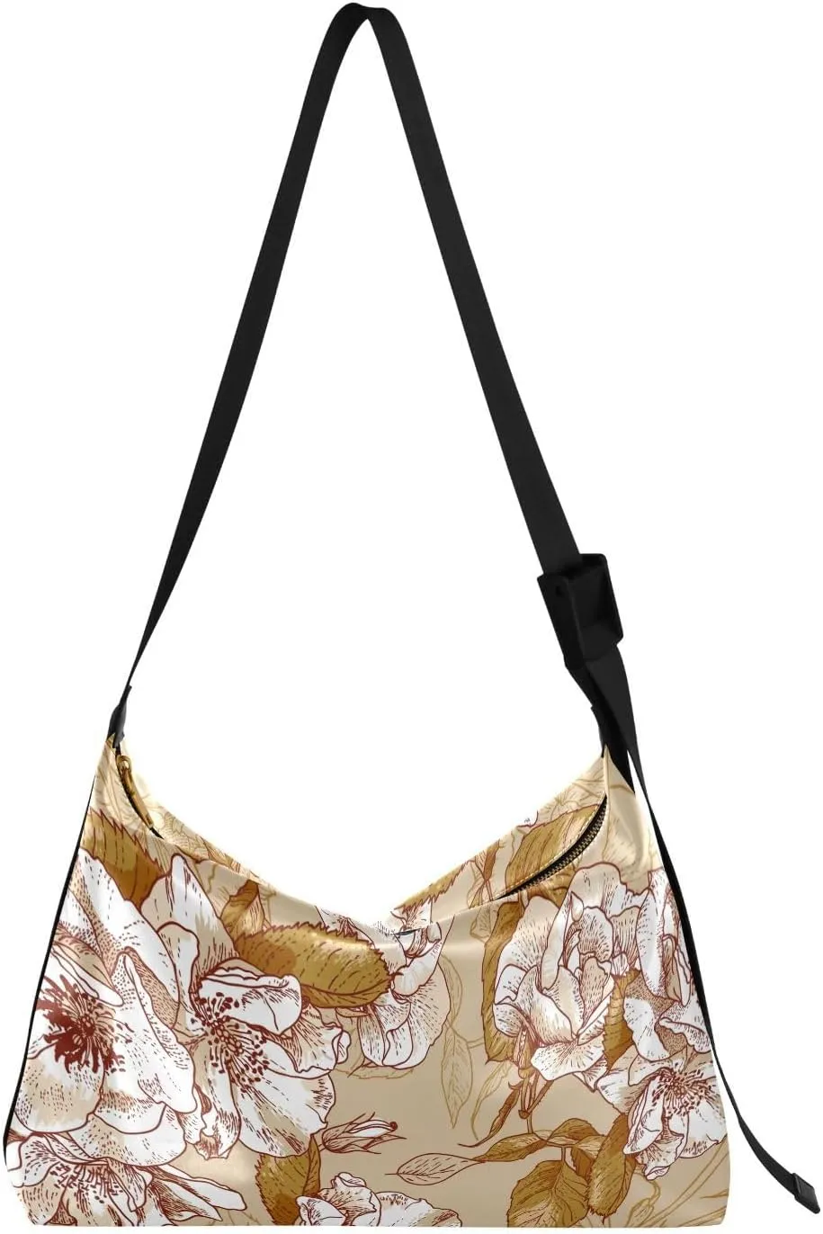 Sling Bag for Women Crossbody Purse Leather Shoulder Handbag Purses for Work Shopping Cycling Travel Running Patternt 1