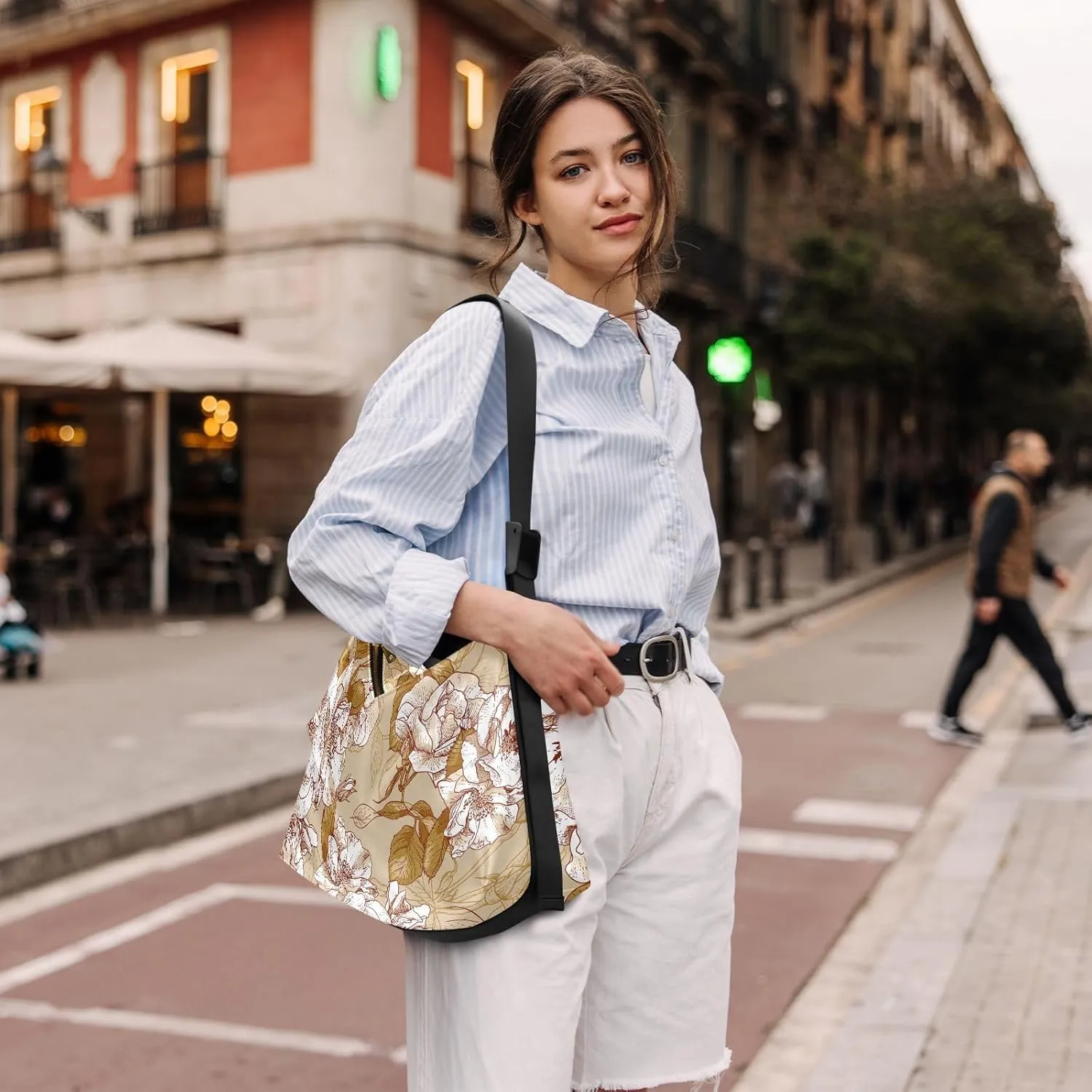 Sling Bag for Women Crossbody Purse Leather Shoulder Handbag Purses for Work Shopping Cycling Travel Running Patternt 1