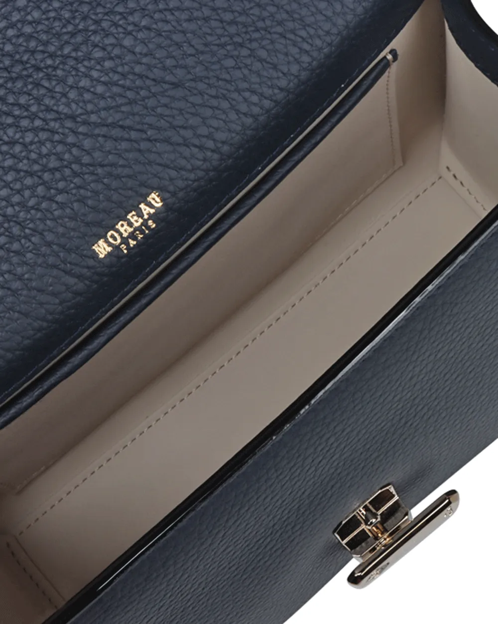 Small Ana Top Handle Bag in Navy