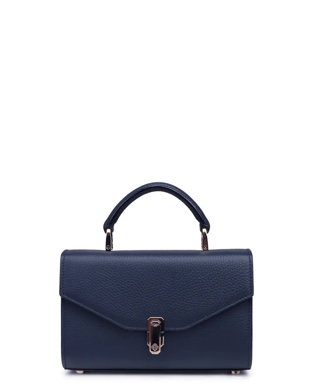 Small Ana Top Handle Bag in Navy