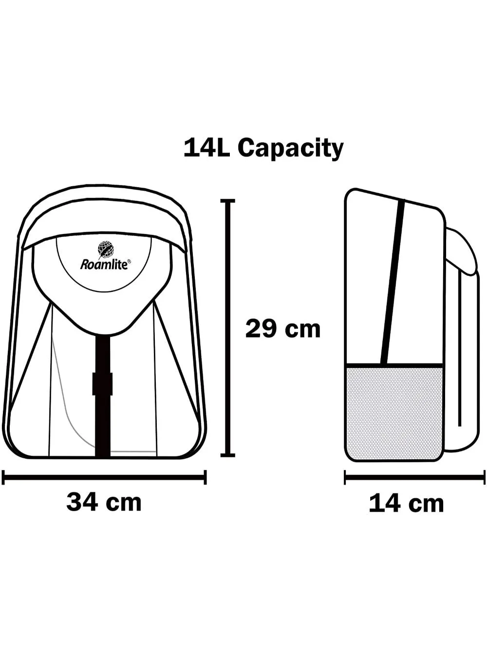 Small Childrens First Backpack - Primary School Kids Bag - RL33