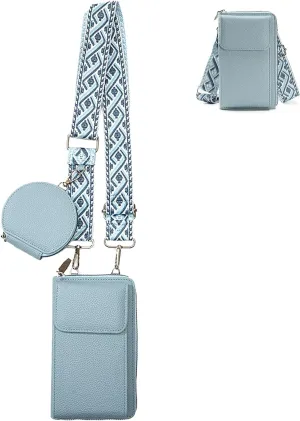 Small Crossbody Bags for Women Trendy Vegan Leather Cell Phone Purse Wallet Bag Handbag with Coin Purse &Card Slots