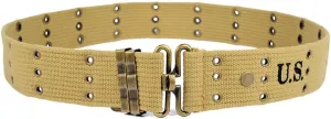 SMONT Repro WW2 US Army M36 Pistol Belt Tactical WWII American M1936 Khaki Webbing Canvas