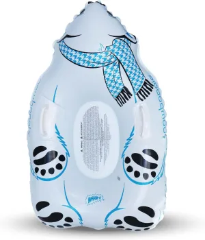Snowboogie 44" Inflatable Animal Tube Sled | Single Rider Snow Sleds | Inflatable Sled with Soft Handles | Slick Bottom for Speed & Control | Snow Sledding for Children